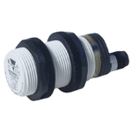 Carlo Gavazzi Capacitive Plastic Barrel Sensor; 16mm; Embeddable; 20-250VAC; 1NO &plus; 1NC; SCR; Connector - M12